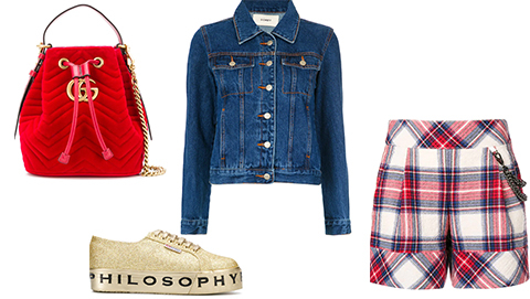 Perfect For Mid-Season: Tartan & Denim